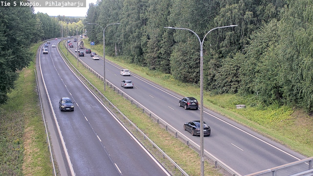 Kelikamerat Kuva Tie 5 Kuopio, Pihlajaharju, Kuopio, Pohjois-Savo