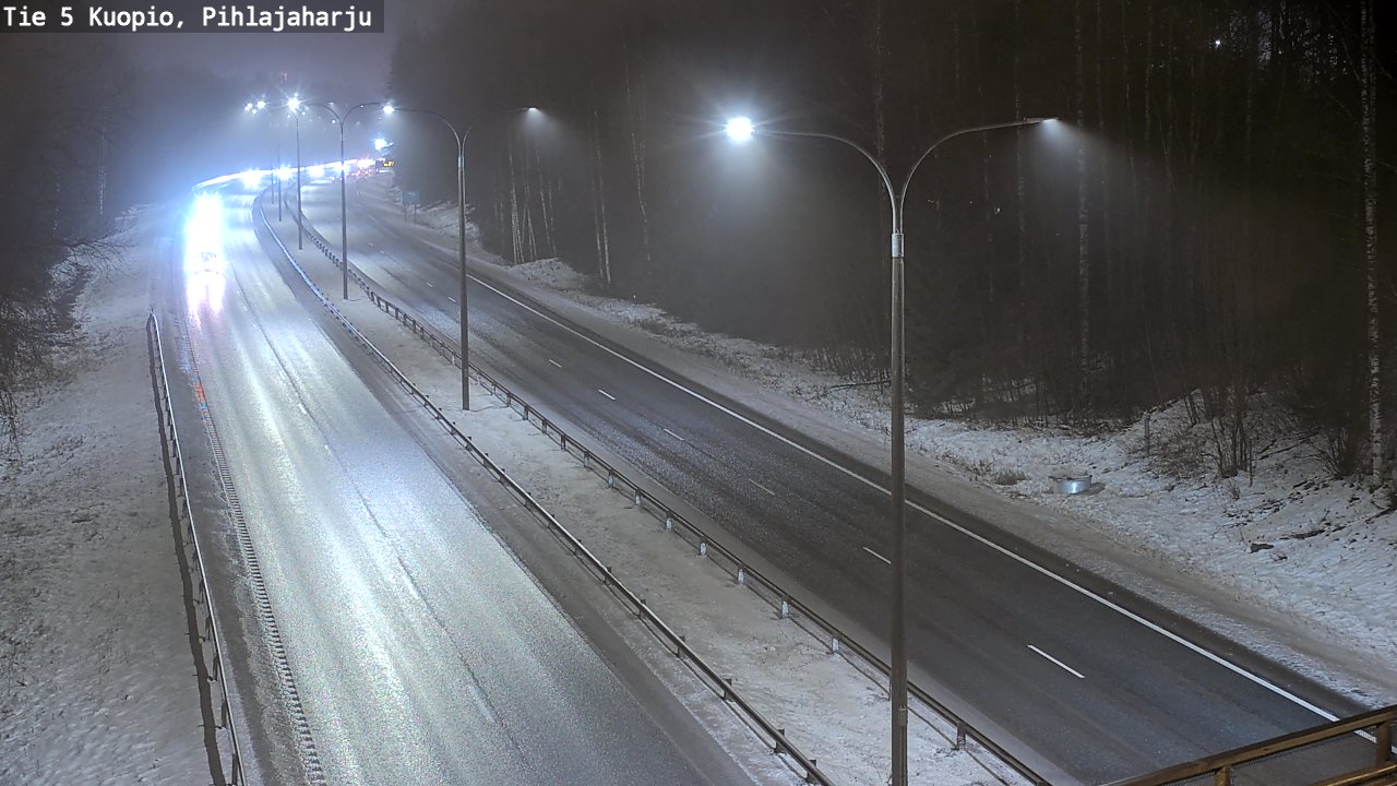 Weather Camera Image Road 5 Kuopio, Pihlajaharju, Kuopio, Pohjois-Savo