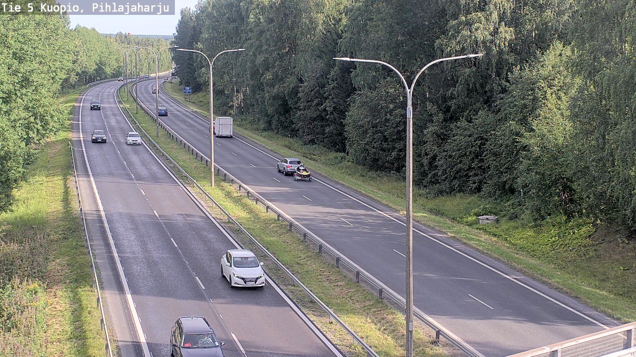 Weather Camera Image Väg 5 Kuopio, Pihlajaharju, Kuopio, Pohjois-Savo