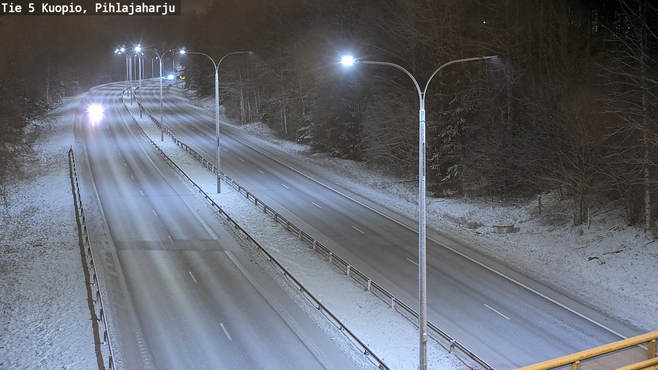 Kelikamerat Kuva Tie 5 Kuopio, Pihlajaharju, Kuopio, Pohjois-Savo