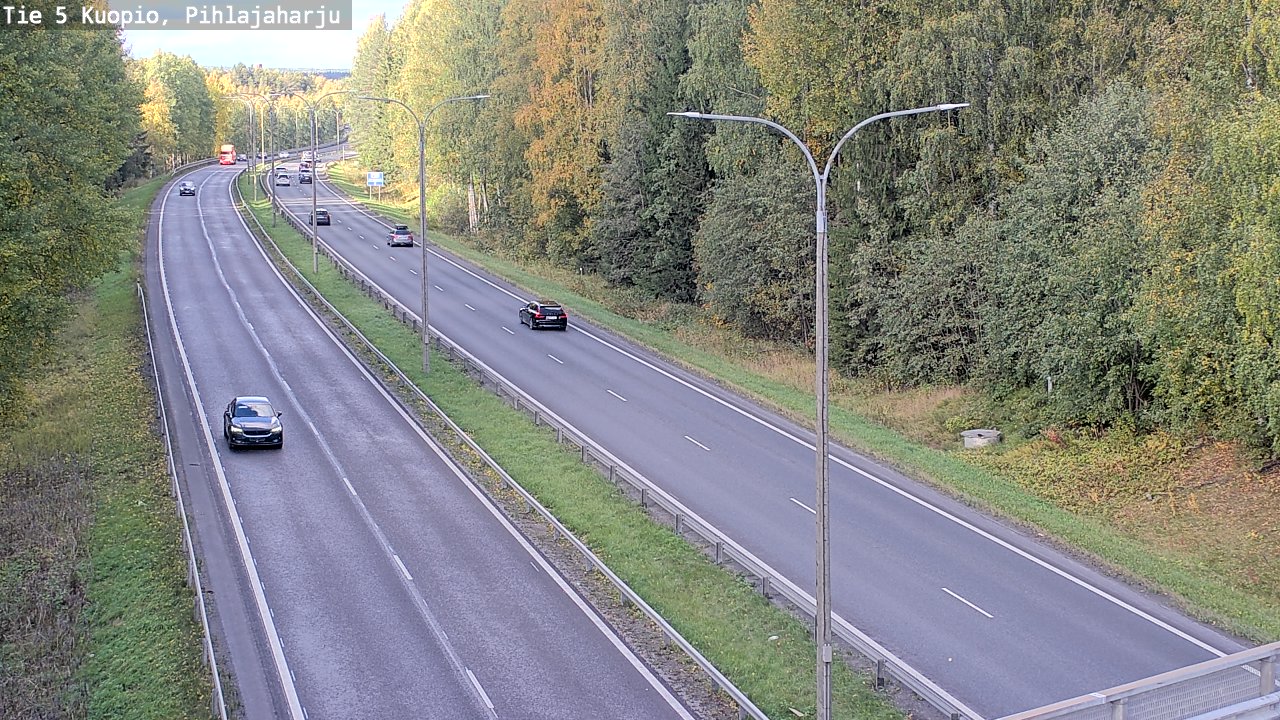 Weather Camera Image Road 5 Kuopio, Pihlajaharju, Kuopio, Pohjois-Savo