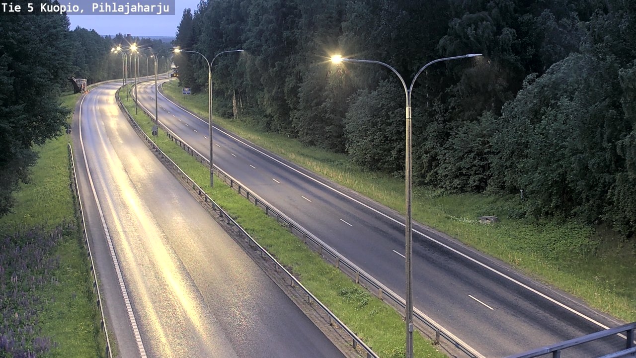 Kelikamerat Kuva Tie 5 Kuopio, Pihlajaharju, Kuopio, Pohjois-Savo