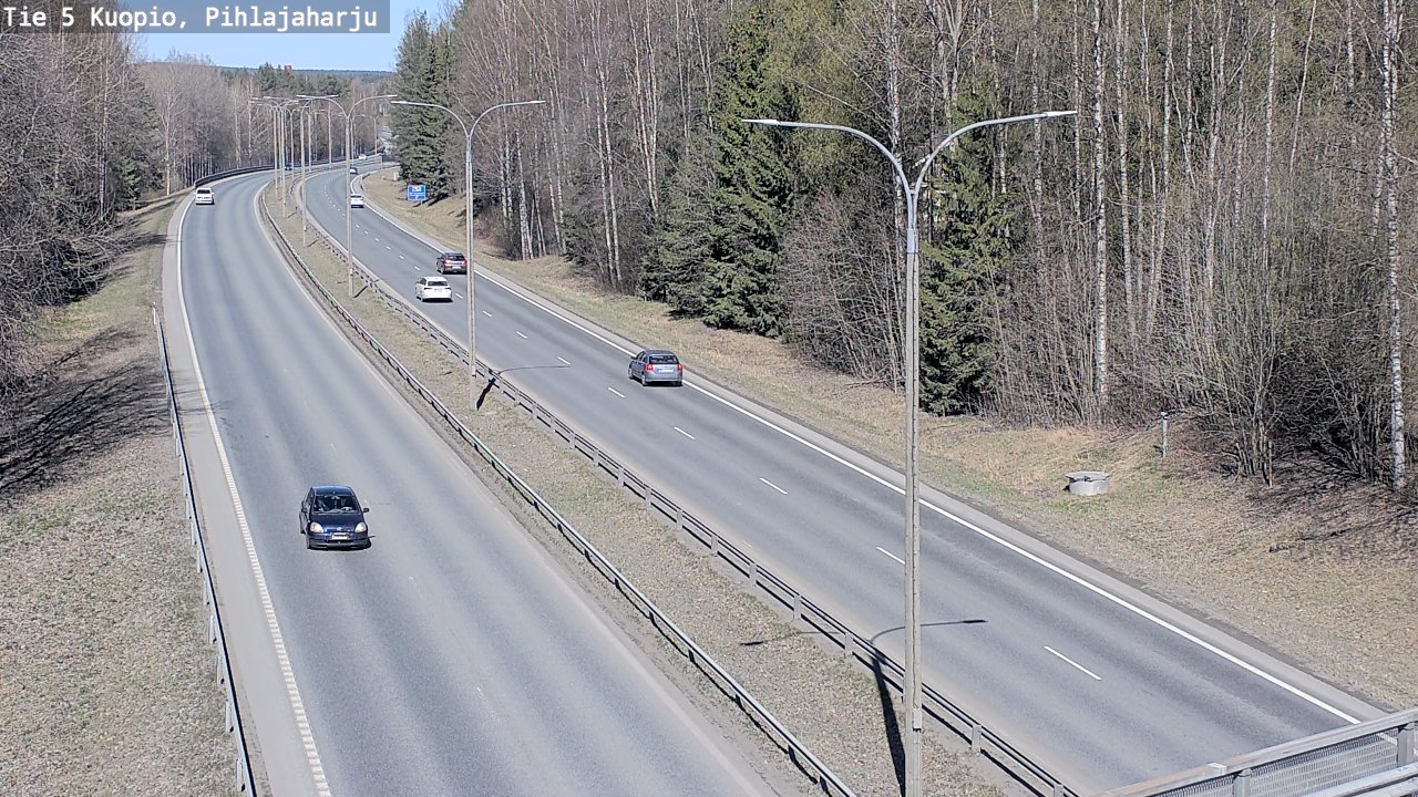 Kelikamerat Kuva Tie 5 Kuopio, Pihlajaharju, Kuopio, Pohjois-Savo