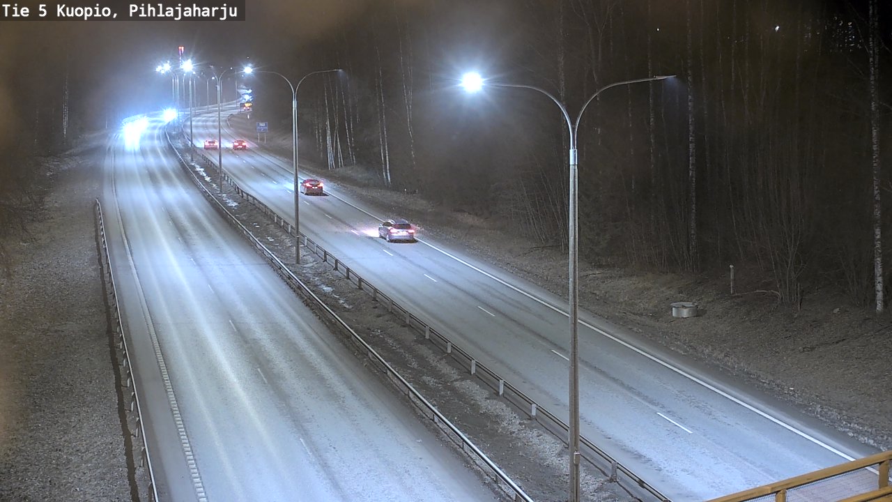 Kelikamerat Kuva Tie 5 Kuopio, Pihlajaharju, Kuopio, Pohjois-Savo