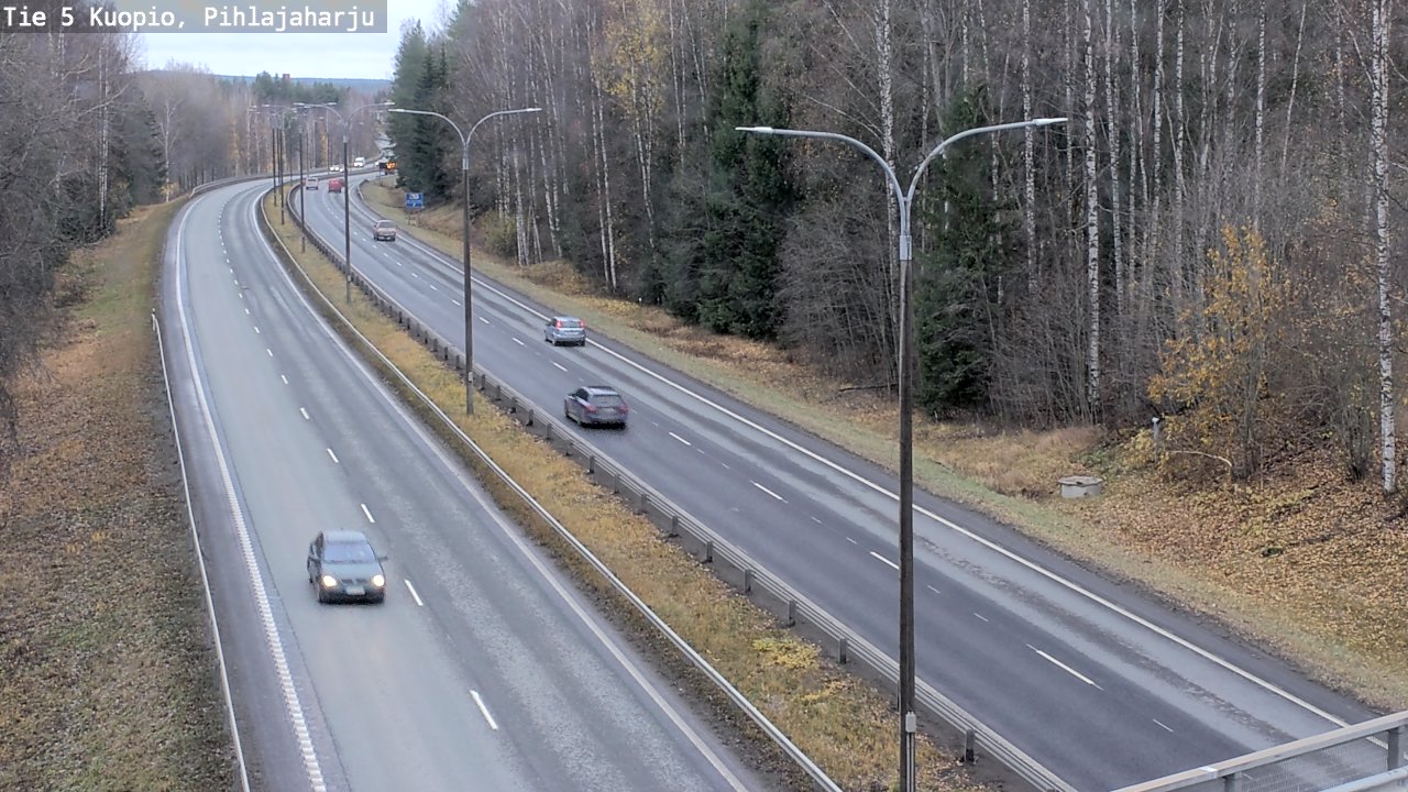 Weather Camera Image Väg 5 Kuopio, Pihlajaharju, Kuopio, Pohjois-Savo