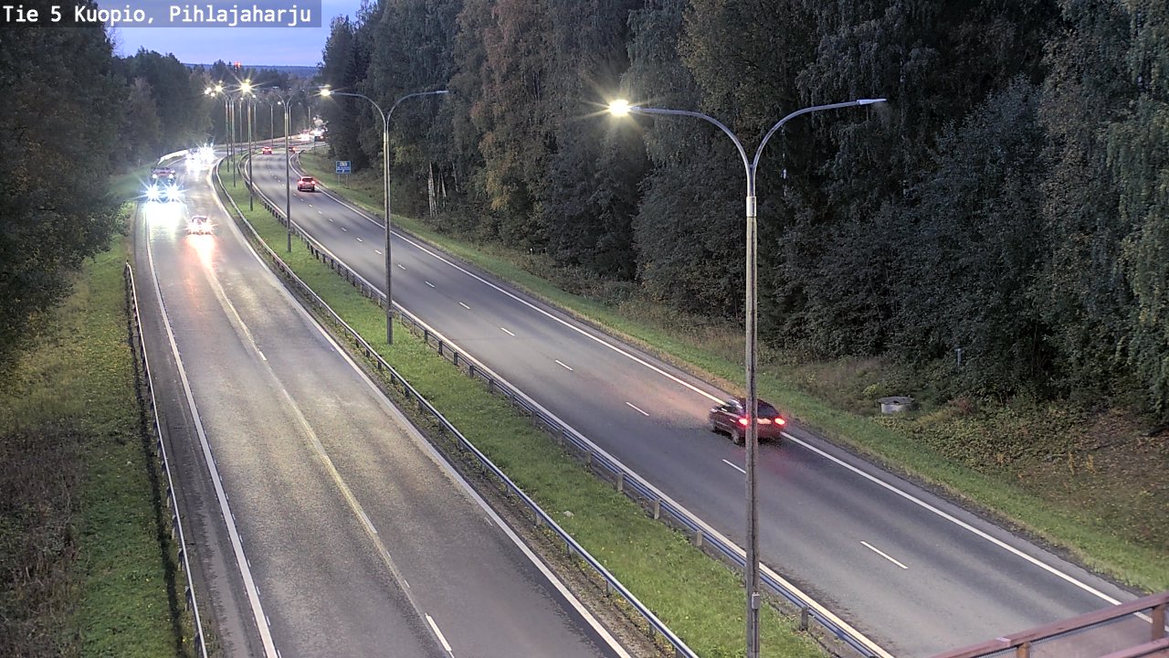 Kelikamerat Kuva Tie 5 Kuopio, Pihlajaharju, Kuopio, Pohjois-Savo