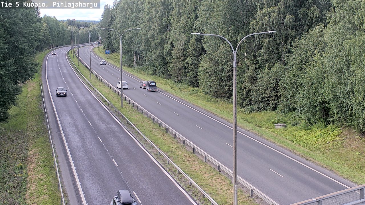 Kelikamerat Kuva Tie 5 Kuopio, Pihlajaharju, Kuopio, Pohjois-Savo