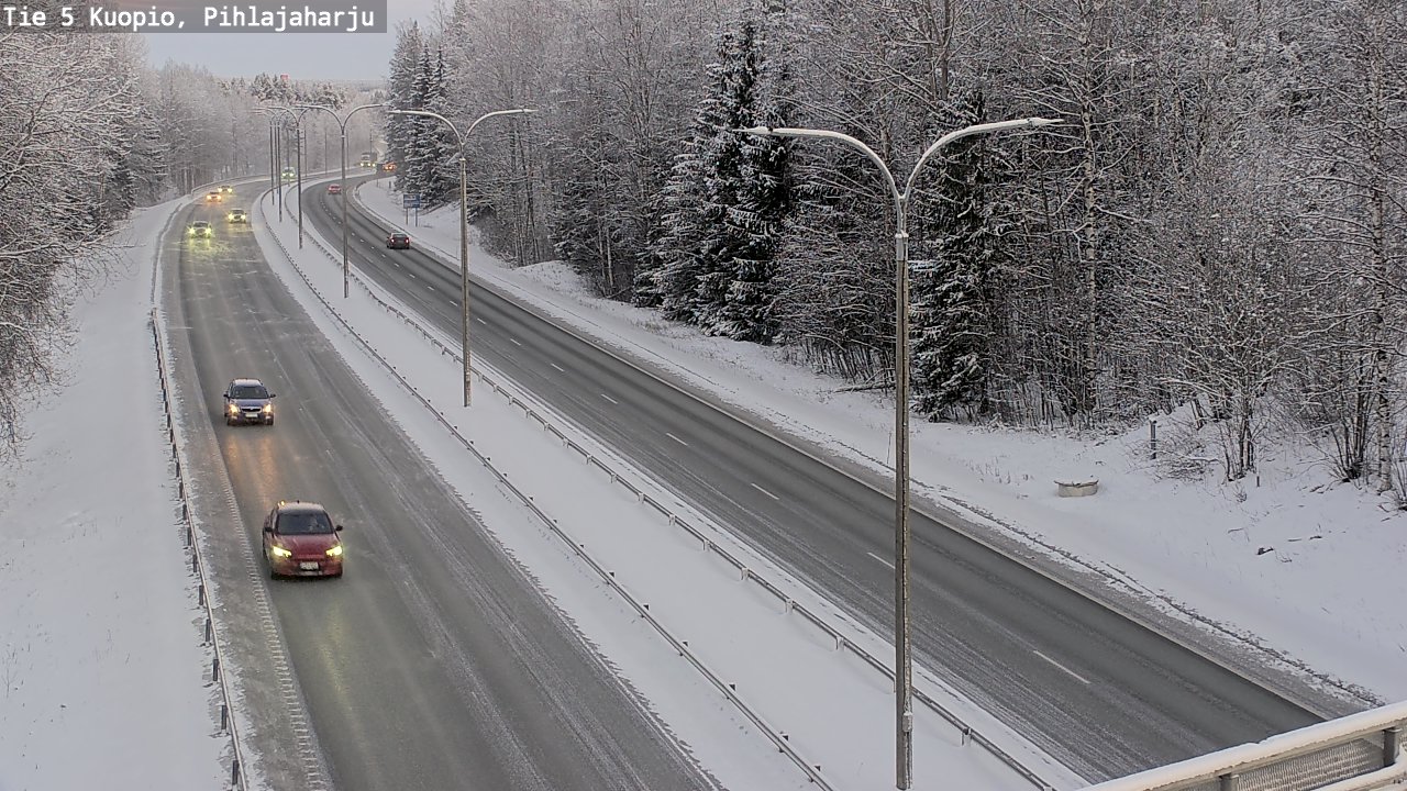 Kelikamerat Kuva Tie 5 Kuopio, Pihlajaharju, Kuopio, Pohjois-Savo
