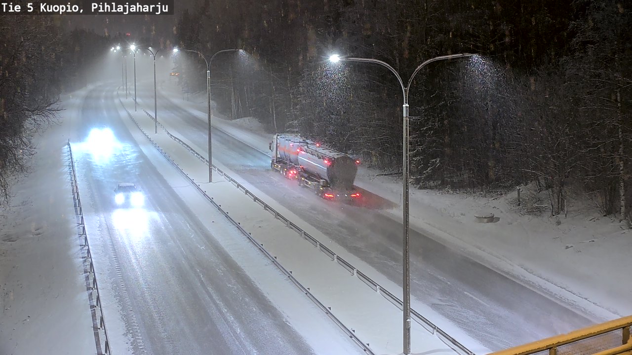 Kelikamerat Kuva Tie 5 Kuopio, Pihlajaharju, Kuopio, Pohjois-Savo