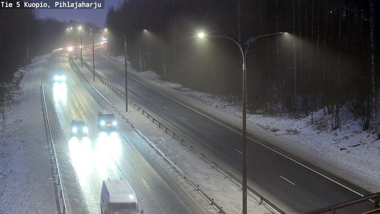 Weather Camera Image Road 5 Kuopio, Pihlajaharju, Kuopio, Pohjois-Savo