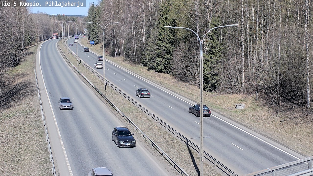 Kelikamerat Kuva Tie 5 Kuopio, Pihlajaharju, Kuopio, Pohjois-Savo