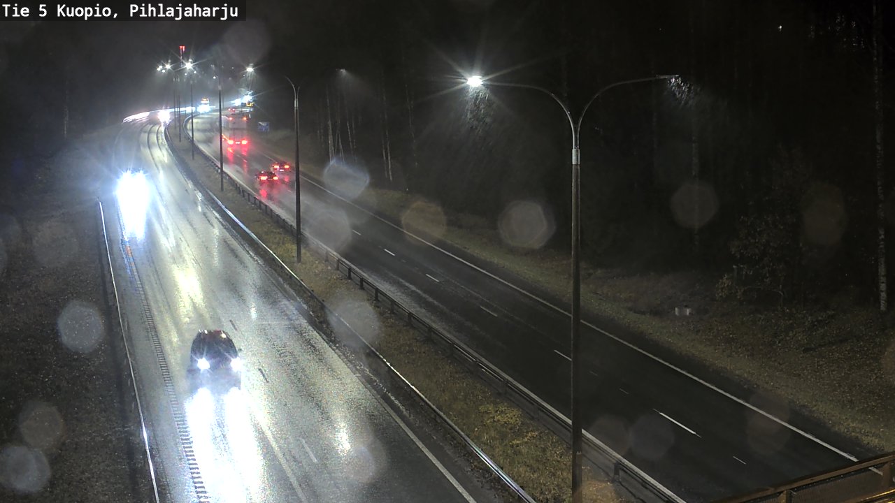 Weather Camera Image Väg 5 Kuopio, Pihlajaharju, Kuopio, Pohjois-Savo