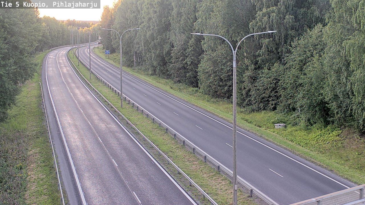 Kelikamerat Kuva Tie 5 Kuopio, Pihlajaharju, Kuopio, Pohjois-Savo