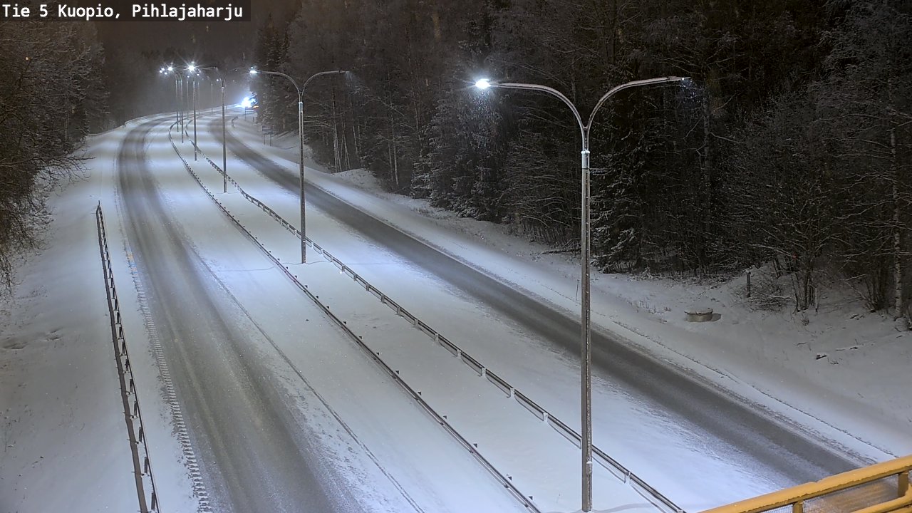 Kelikamerat Kuva Tie 5 Kuopio, Pihlajaharju, Kuopio, Pohjois-Savo
