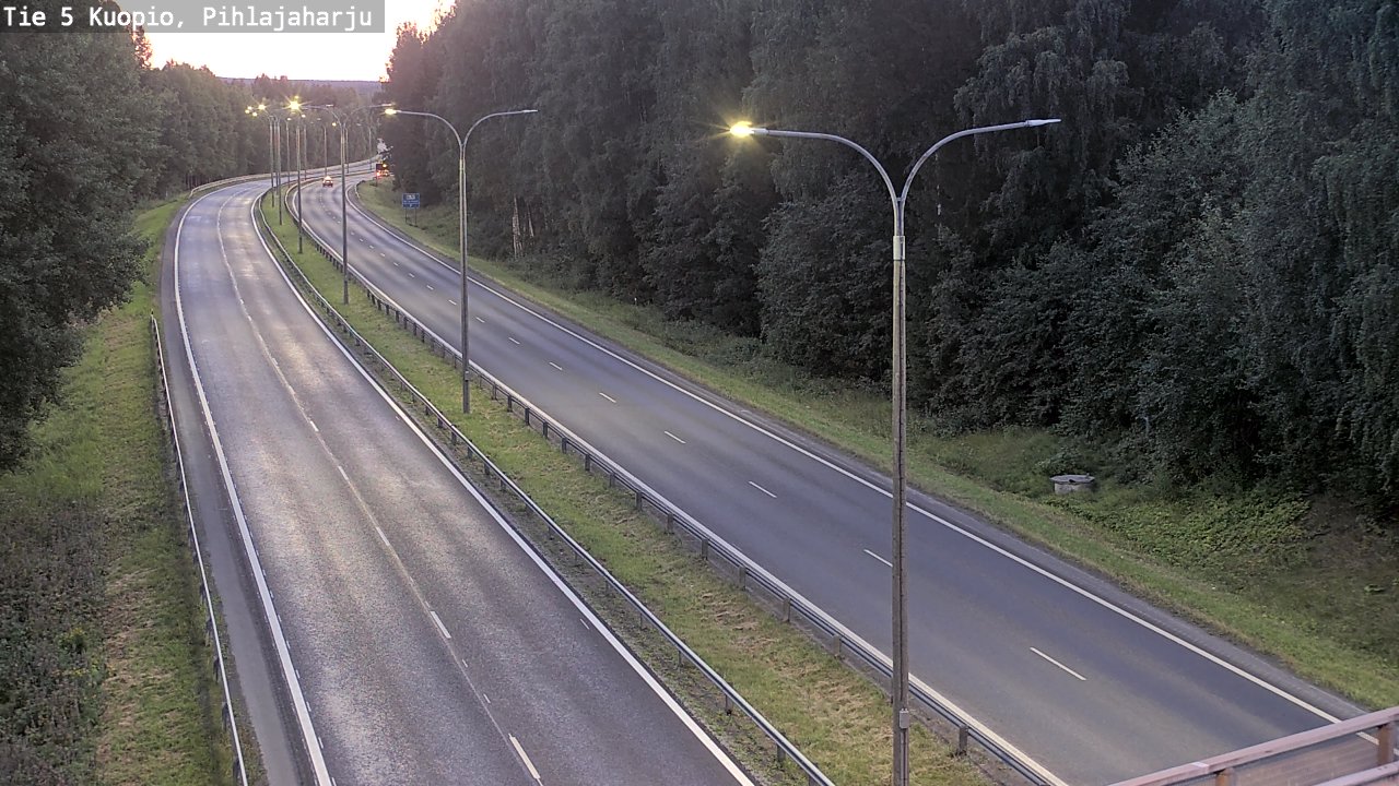 Kelikamerat Kuva Tie 5 Kuopio, Pihlajaharju, Kuopio, Pohjois-Savo