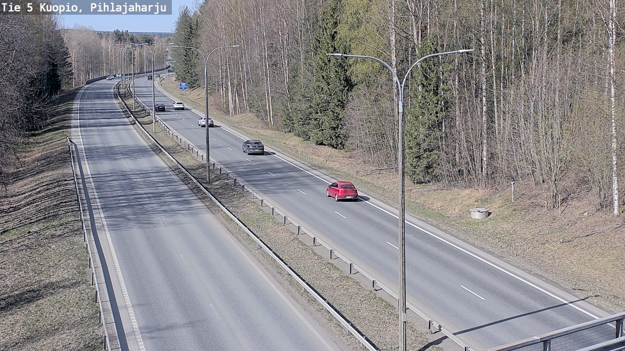 Kelikamerat Kuva Tie 5 Kuopio, Pihlajaharju, Kuopio, Pohjois-Savo