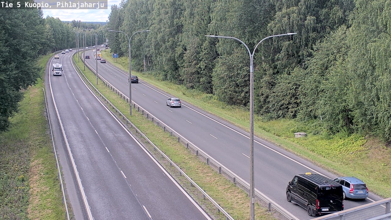 Kelikamerat Kuva Tie 5 Kuopio, Pihlajaharju, Kuopio, Pohjois-Savo