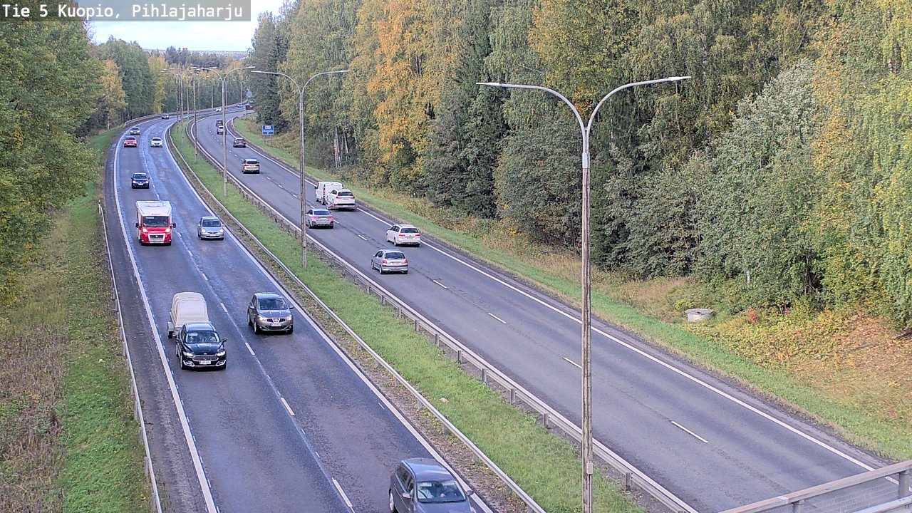 Kelikamerat Kuva Tie 5 Kuopio, Pihlajaharju, Kuopio, Pohjois-Savo
