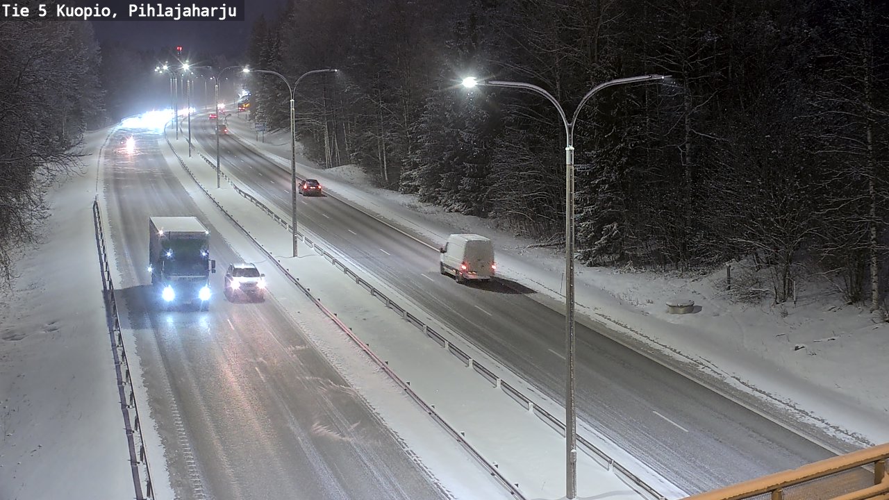 Kelikamerat Kuva Tie 5 Kuopio, Pihlajaharju, Kuopio, Pohjois-Savo