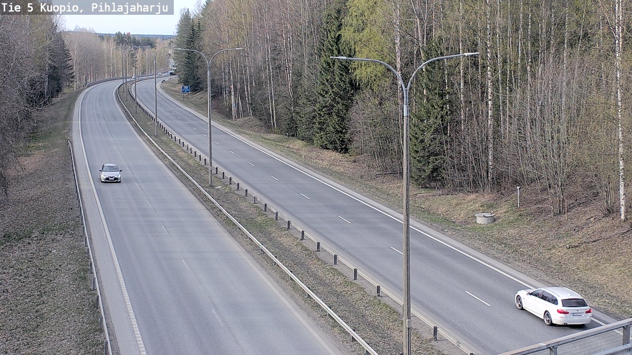 Kelikamerat Kuva Tie 5 Kuopio, Pihlajaharju, Kuopio, Pohjois-Savo