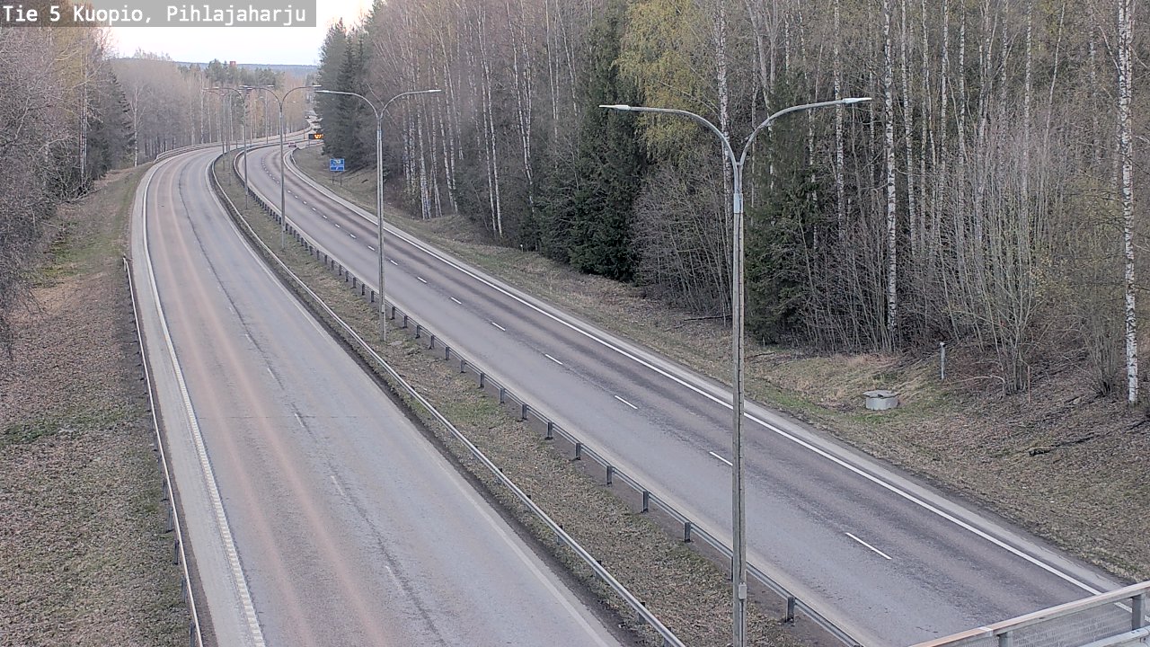 Kelikamerat Kuva Tie 5 Kuopio, Pihlajaharju, Kuopio, Pohjois-Savo