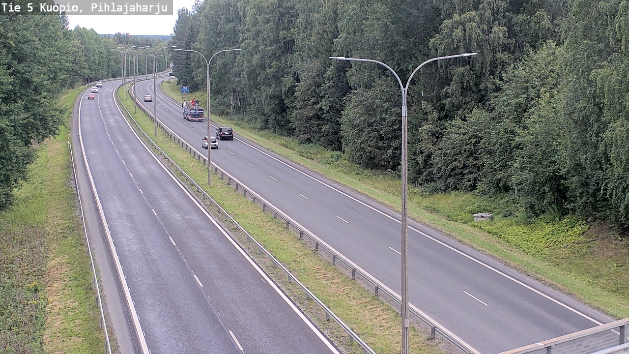 Weather Camera Image Väg 5 Kuopio, Pihlajaharju, Kuopio, Pohjois-Savo