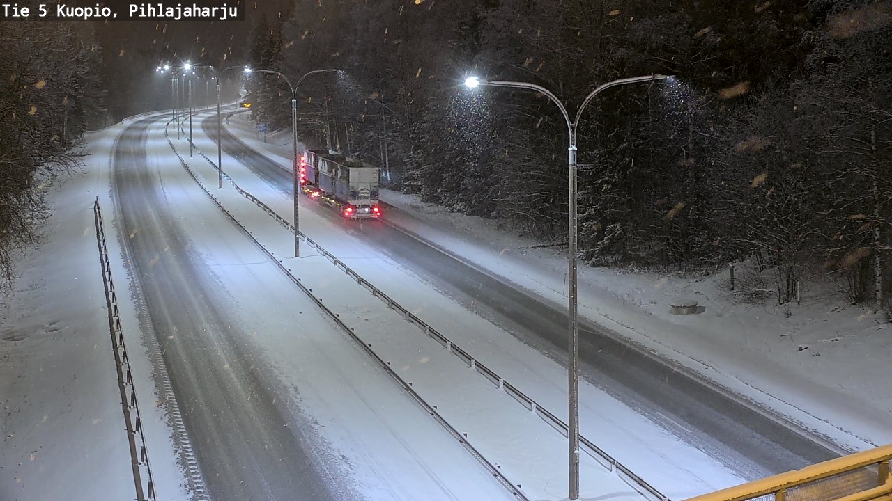 Kelikamerat Kuva Tie 5 Kuopio, Pihlajaharju, Kuopio, Pohjois-Savo