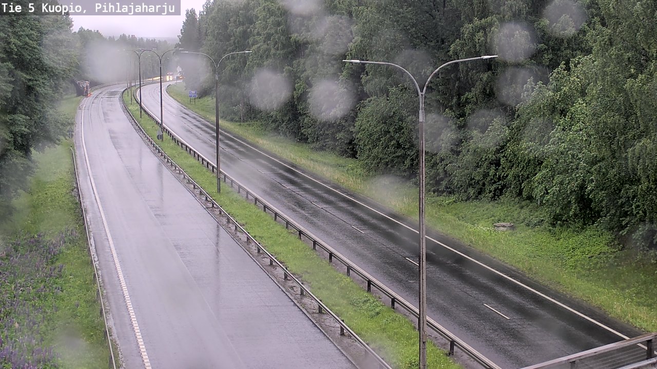 Kelikamerat Kuva Tie 5 Kuopio, Pihlajaharju, Kuopio, Pohjois-Savo
