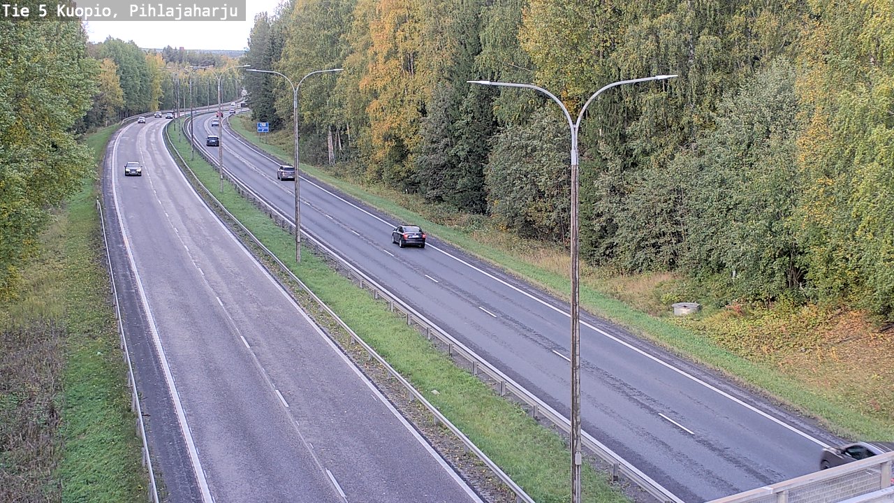 Kelikamerat Kuva Tie 5 Kuopio, Pihlajaharju, Kuopio, Pohjois-Savo