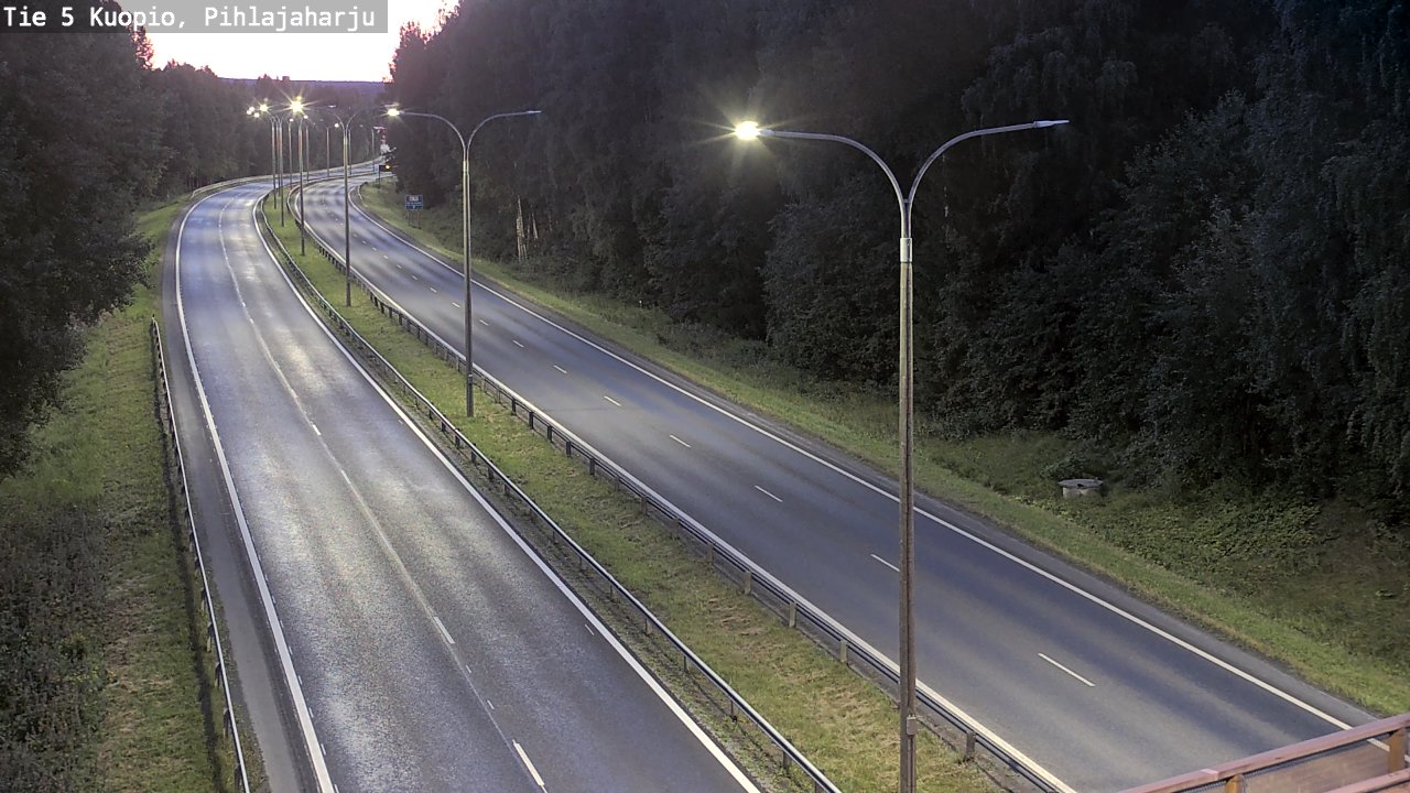 Kelikamerat Kuva Tie 5 Kuopio, Pihlajaharju, Kuopio, Pohjois-Savo