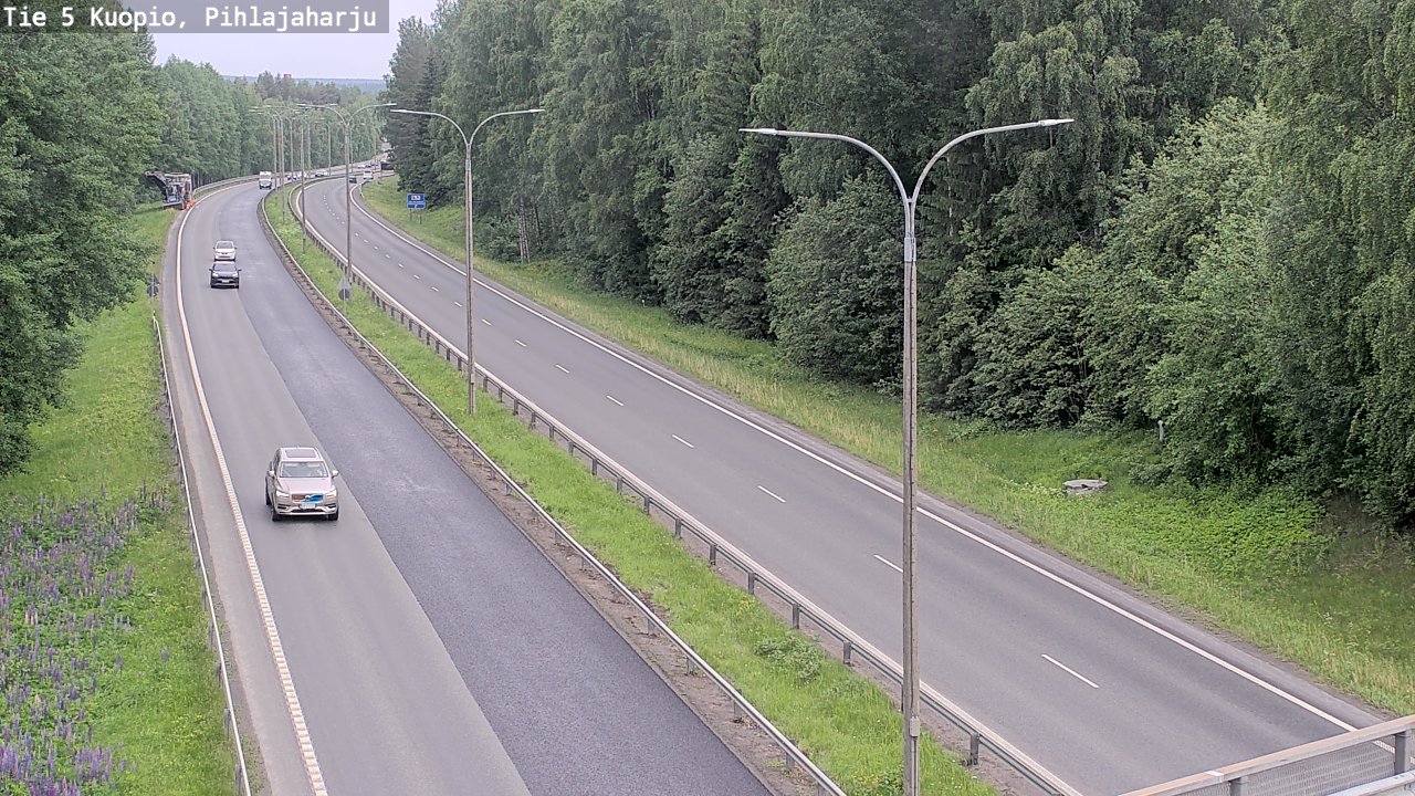 Kelikamerat Kuva Tie 5 Kuopio, Pihlajaharju, Kuopio, Pohjois-Savo