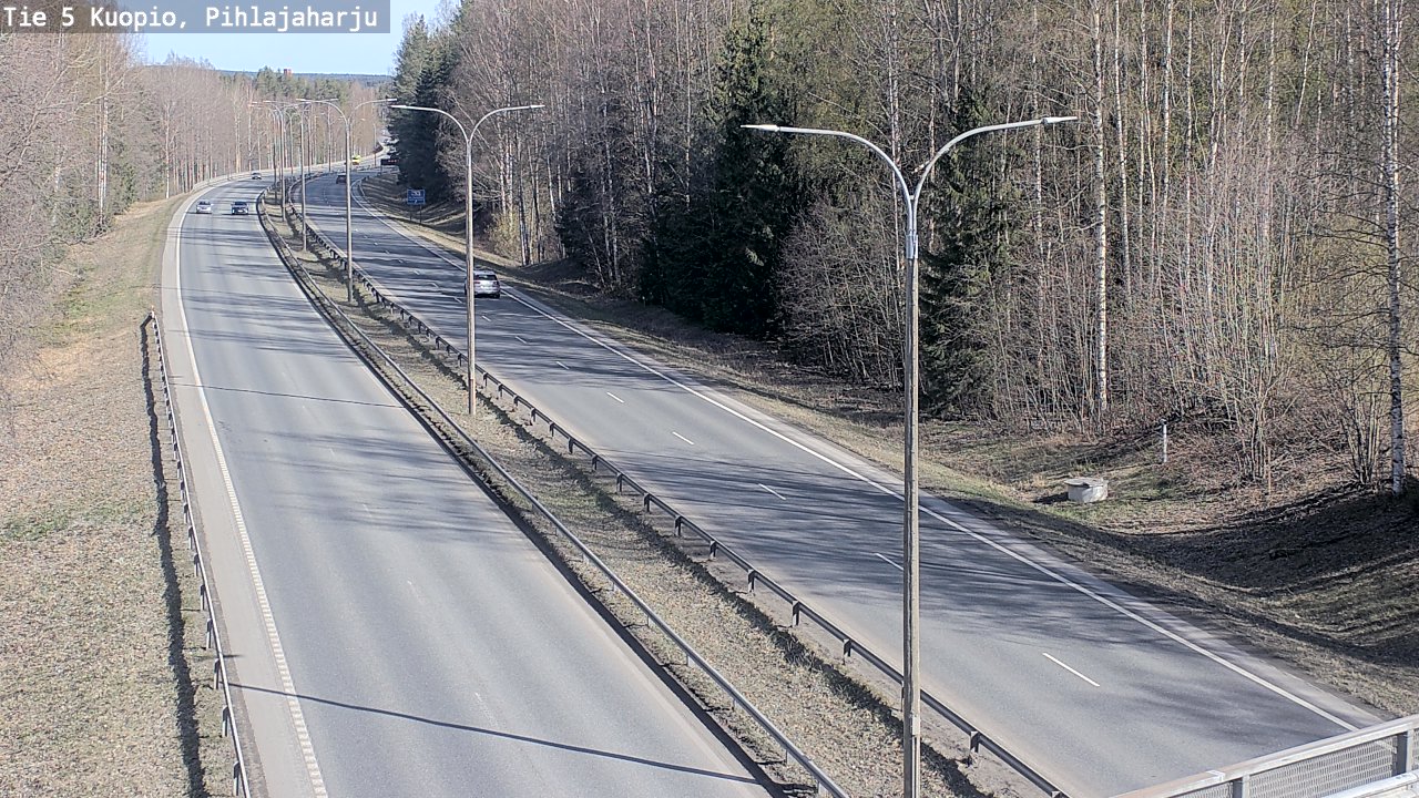 Kelikamerat Kuva Tie 5 Kuopio, Pihlajaharju, Kuopio, Pohjois-Savo