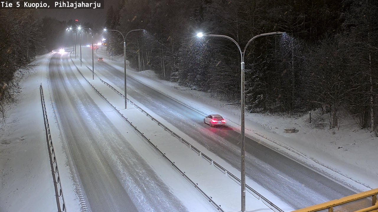 Kelikamerat Kuva Tie 5 Kuopio, Pihlajaharju, Kuopio, Pohjois-Savo