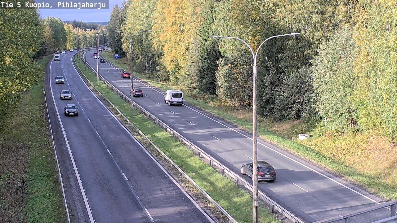 Kelikamerat Kuva Tie 5 Kuopio, Pihlajaharju, Kuopio, Pohjois-Savo