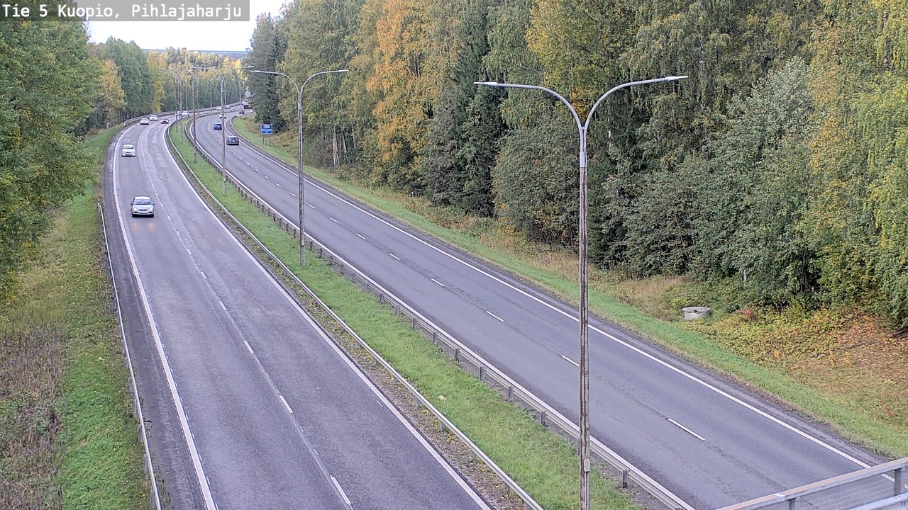 Kelikamerat Kuva Tie 5 Kuopio, Pihlajaharju, Kuopio, Pohjois-Savo
