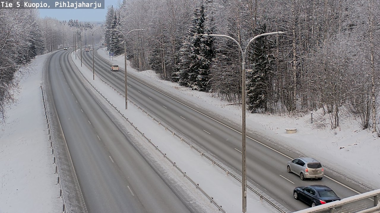 Kelikamerat Kuva Tie 5 Kuopio, Pihlajaharju, Kuopio, Pohjois-Savo