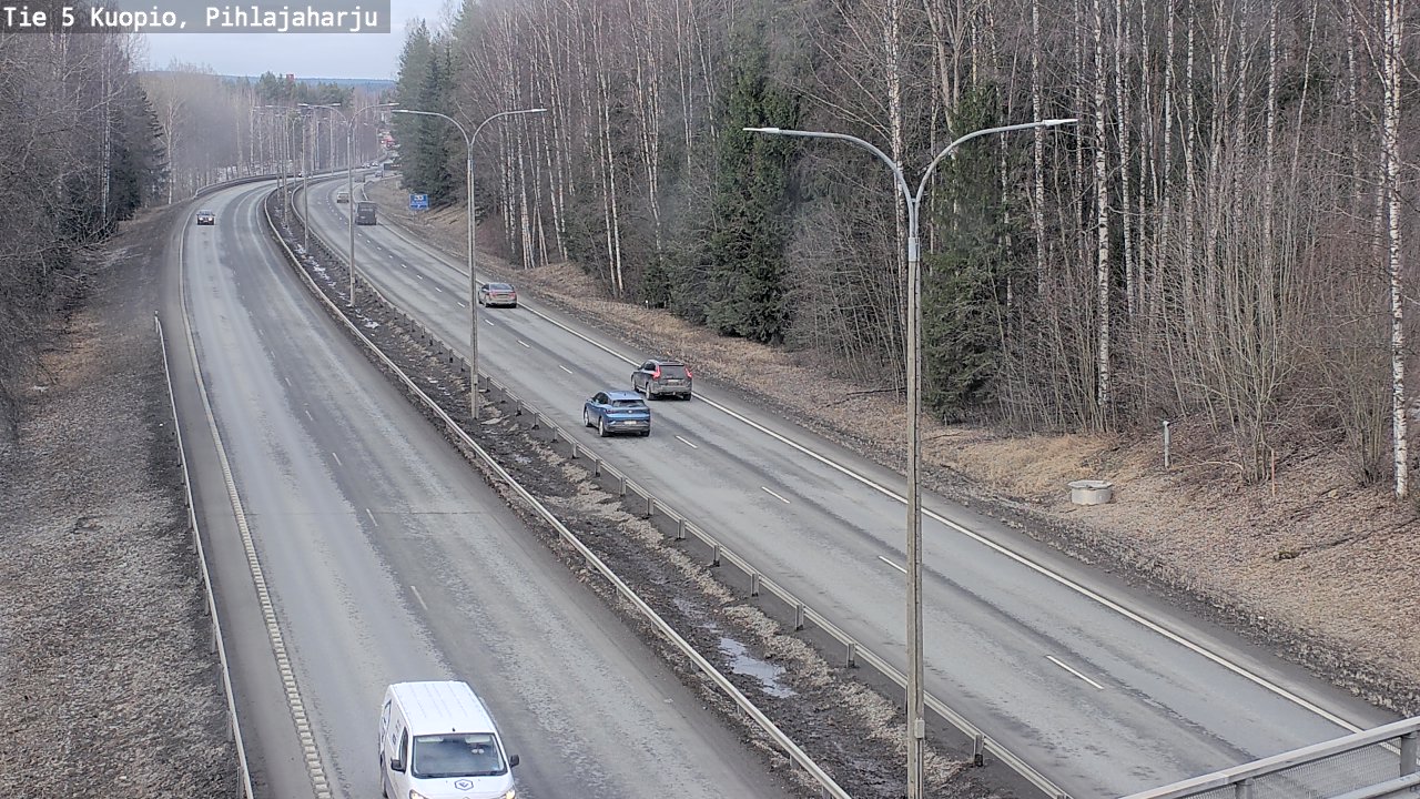 Kelikamerat Kuva Tie 5 Kuopio, Pihlajaharju, Kuopio, Pohjois-Savo