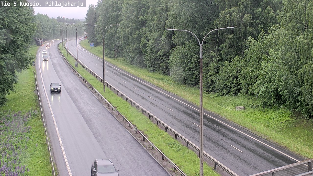 Weather Camera Image Väg 5 Kuopio, Pihlajaharju, Kuopio, Pohjois-Savo
