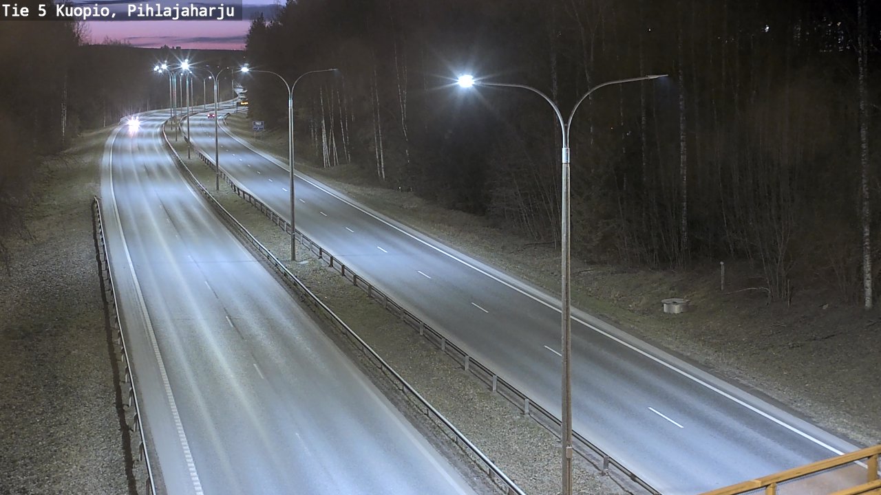 Kelikamerat Kuva Tie 5 Kuopio, Pihlajaharju, Kuopio, Pohjois-Savo
