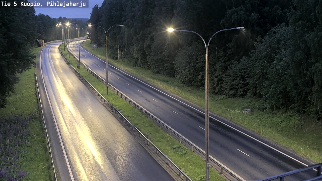 Kelikamerat Kuva Tie 5 Kuopio, Pihlajaharju, Kuopio, Pohjois-Savo