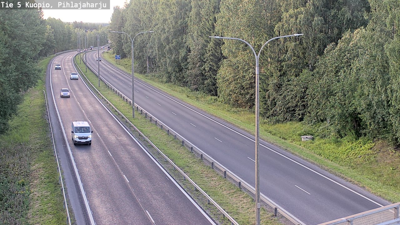 Kelikamerat Kuva Tie 5 Kuopio, Pihlajaharju, Kuopio, Pohjois-Savo