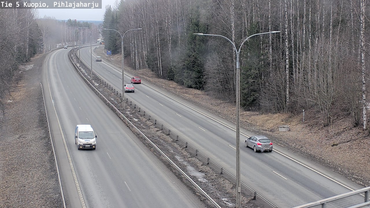 Kelikamerat Kuva Tie 5 Kuopio, Pihlajaharju, Kuopio, Pohjois-Savo