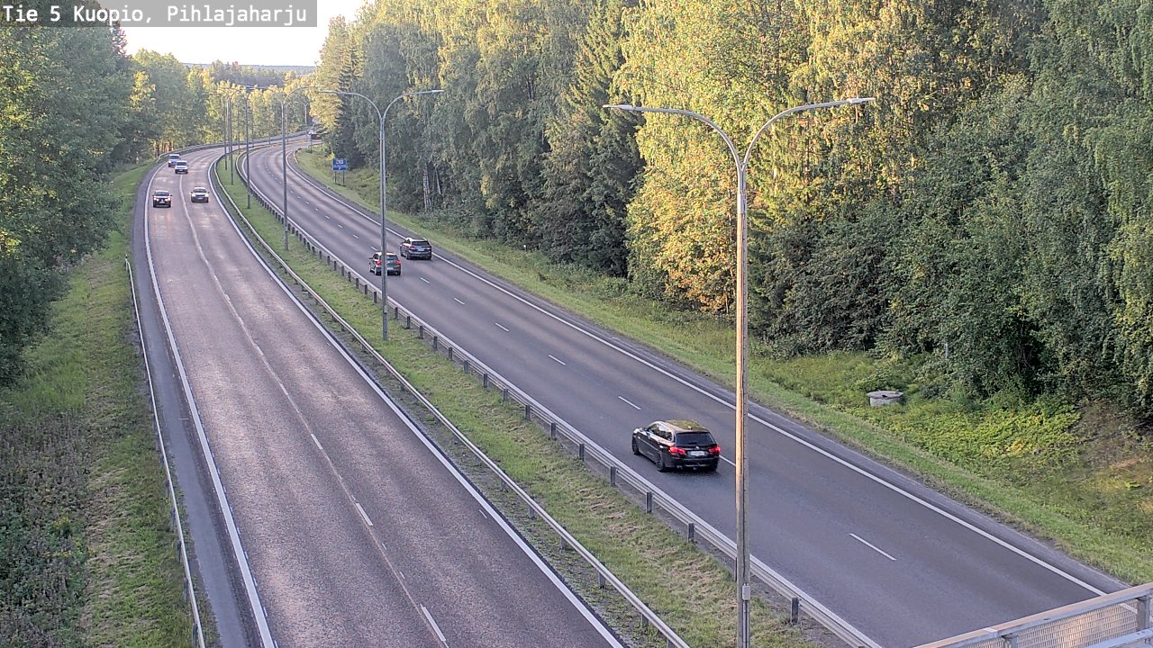 Kelikamerat Kuva Tie 5 Kuopio, Pihlajaharju, Kuopio, Pohjois-Savo