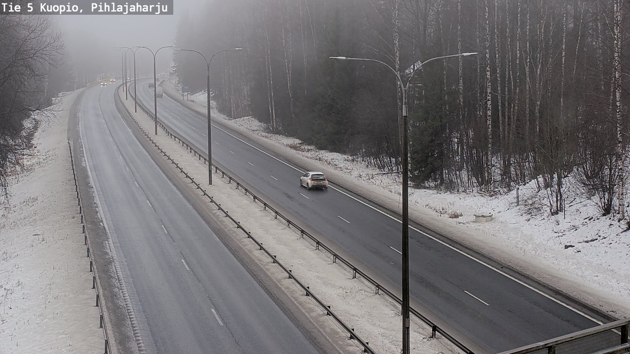 Weather Camera Image Road 5 Kuopio, Pihlajaharju, Kuopio, Pohjois-Savo