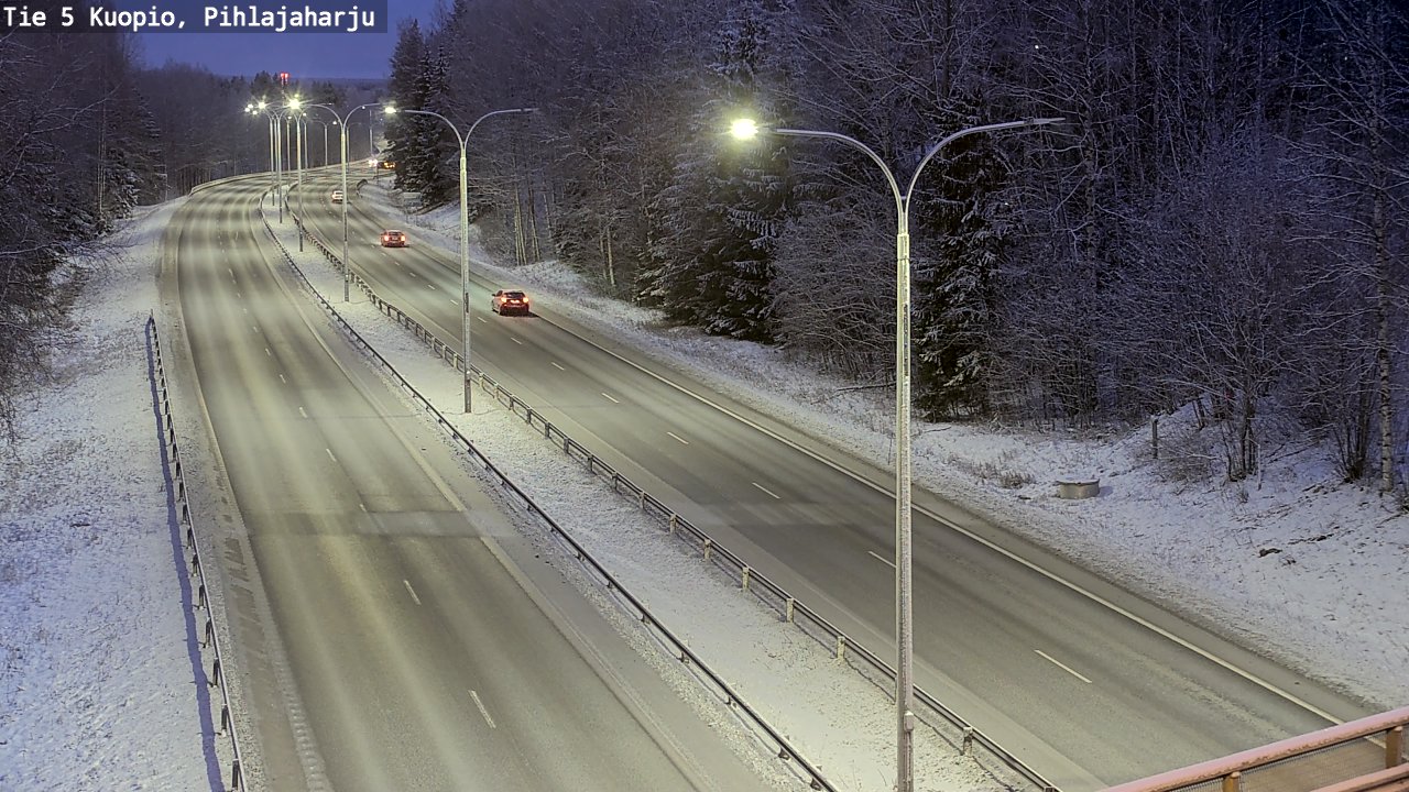 Kelikamerat Kuva Tie 5 Kuopio, Pihlajaharju, Kuopio, Pohjois-Savo