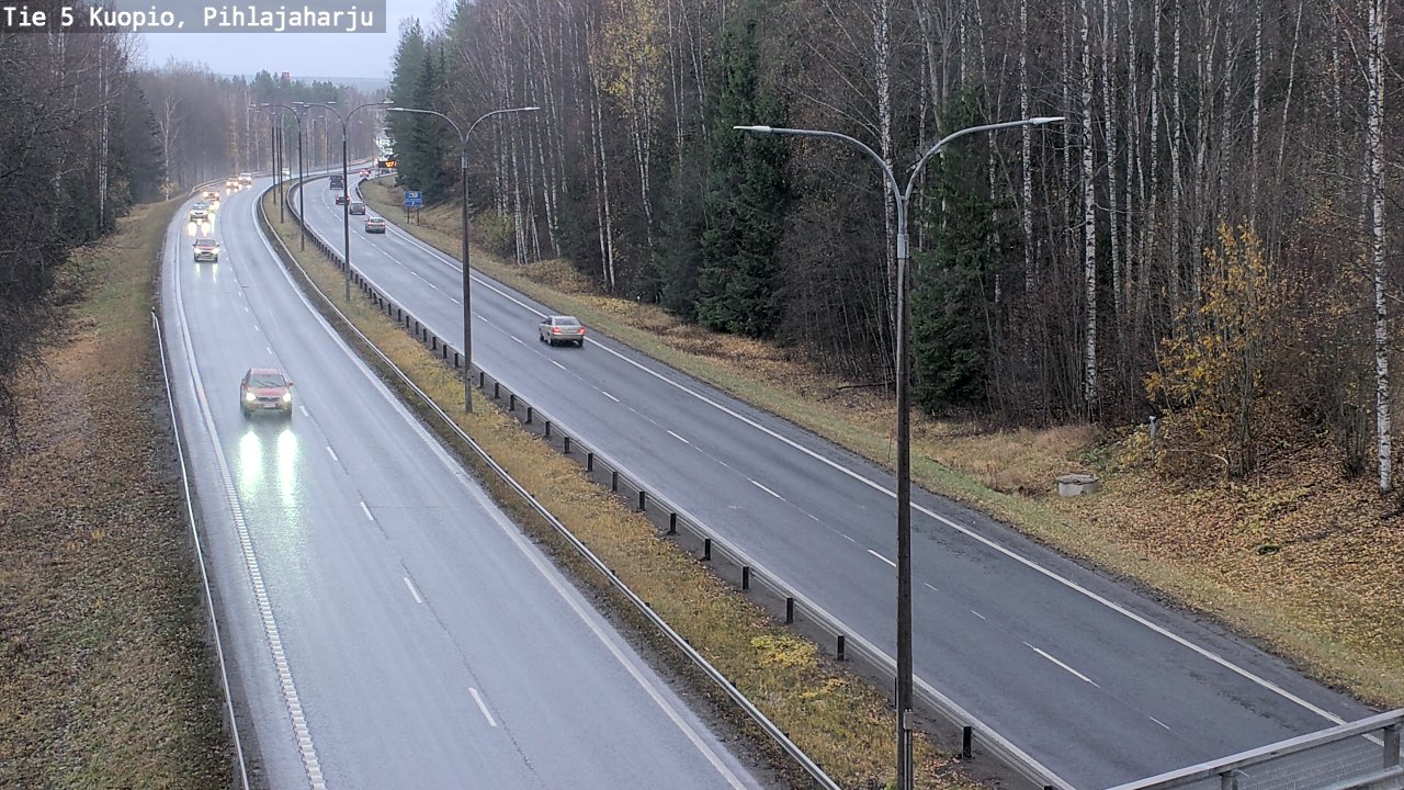 Weather Camera Image Väg 5 Kuopio, Pihlajaharju, Kuopio, Pohjois-Savo