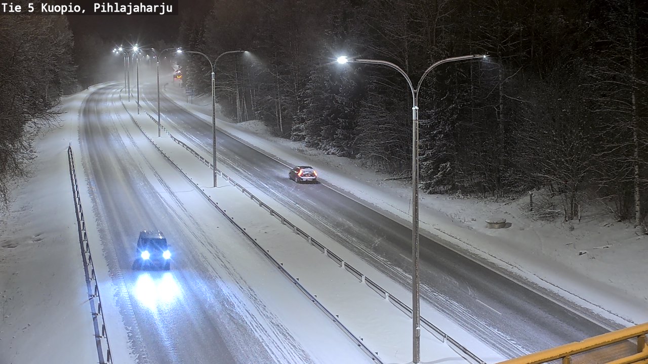 Kelikamerat Kuva Tie 5 Kuopio, Pihlajaharju, Kuopio, Pohjois-Savo