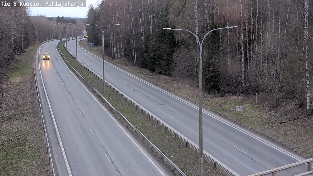 Kelikamerat Kuva Tie 5 Kuopio, Pihlajaharju, Kuopio, Pohjois-Savo