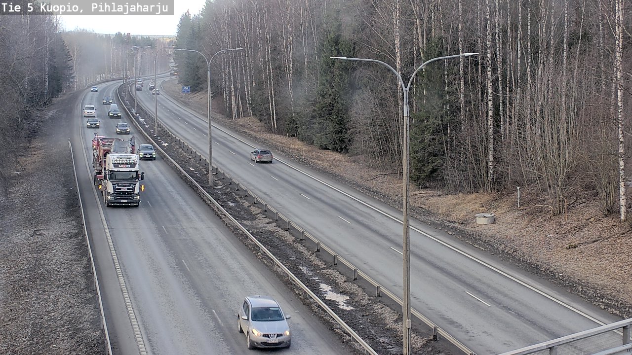 Kelikamerat Kuva Tie 5 Kuopio, Pihlajaharju, Kuopio, Pohjois-Savo