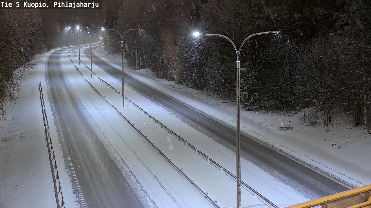 Kelikamerat Kuva Tie 5 Kuopio, Pihlajaharju, Kuopio, Pohjois-Savo